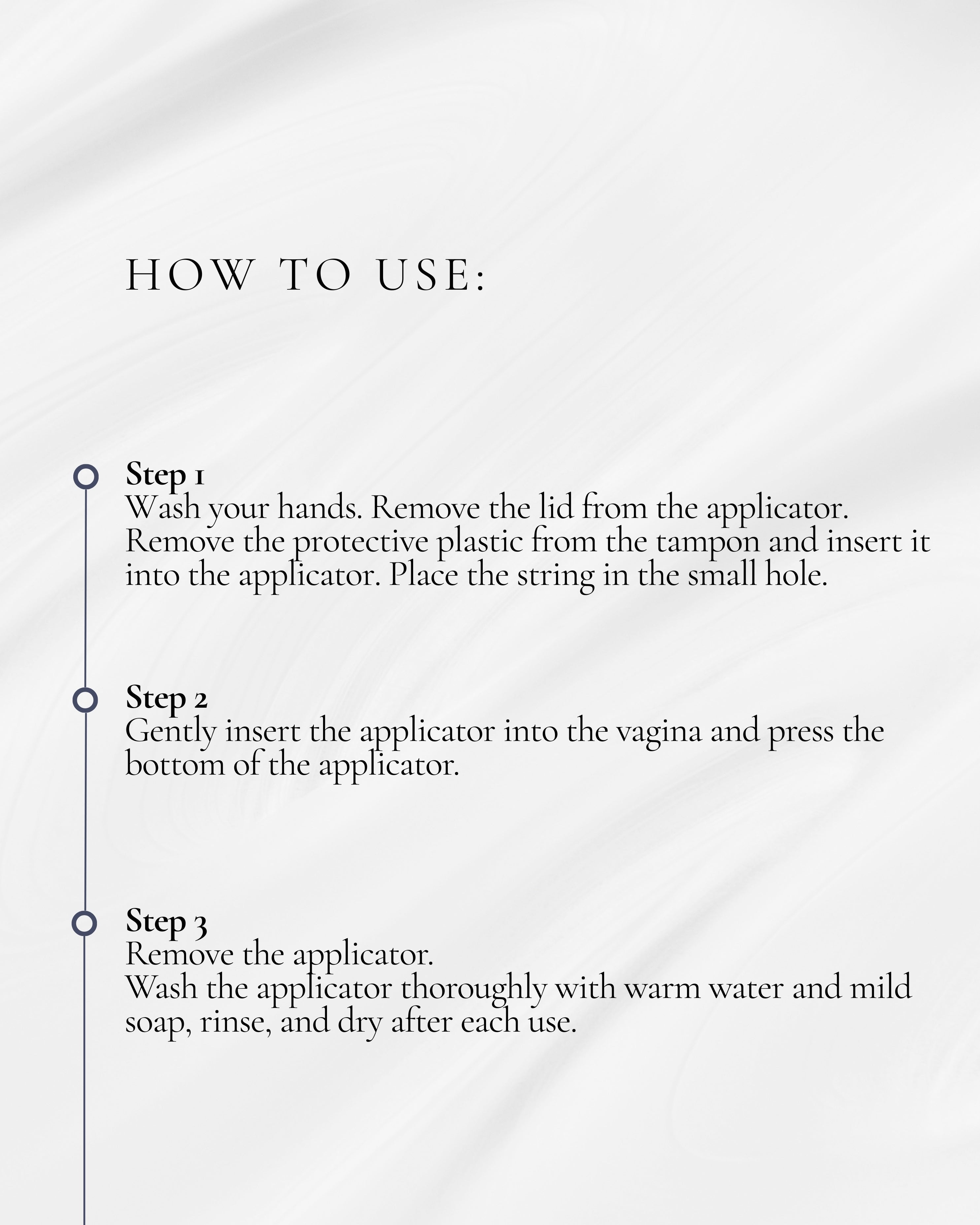 Återanvändbar tampongapplikator